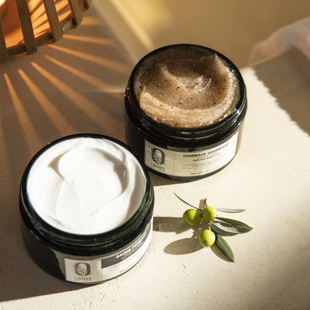 l'olivier de leos Gommage Gourmand Soin exfoliant pour le corps