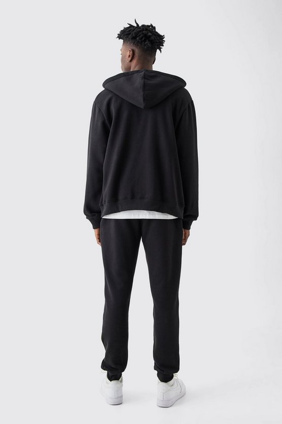 Basic Hoodie mit Reißverschluss