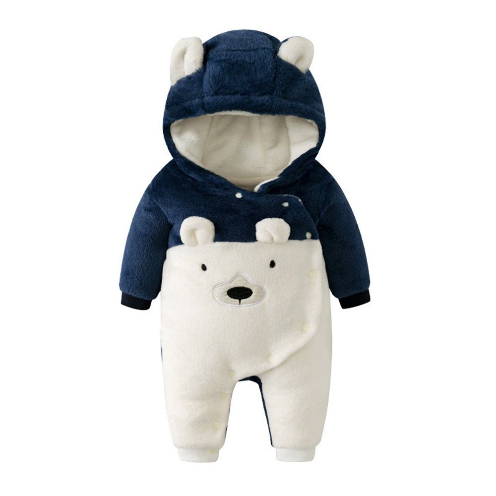 Zeaicos Strampler Baby Overall Winter Schneeanzug Baby Wärmer Winter Overalls Jumpsuit