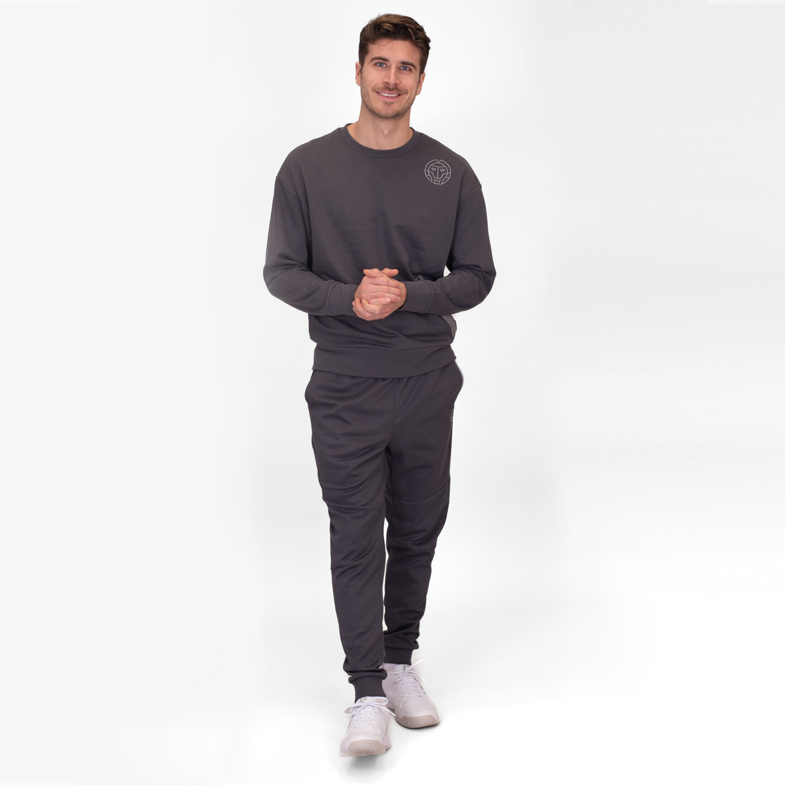 Chill Crew Sweatshirt Herren - Dunkelgrau
