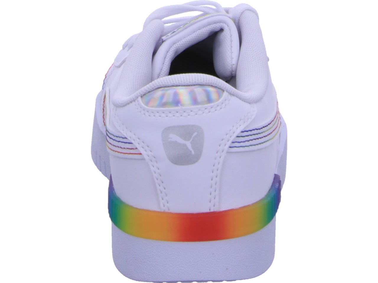 PUMA Freizeit Schnürer weiss Jada Rainbow Hues