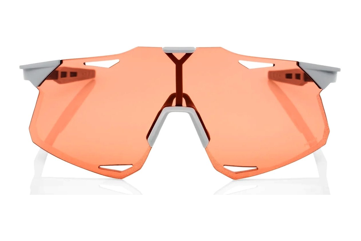 100 Percent Hypercraft Matte Stone Grey/Coral / HiPER Coral Lens