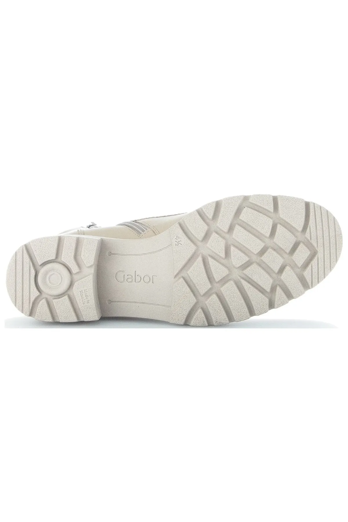 GABOR  Stiefelette - Beige - Blockabsatz