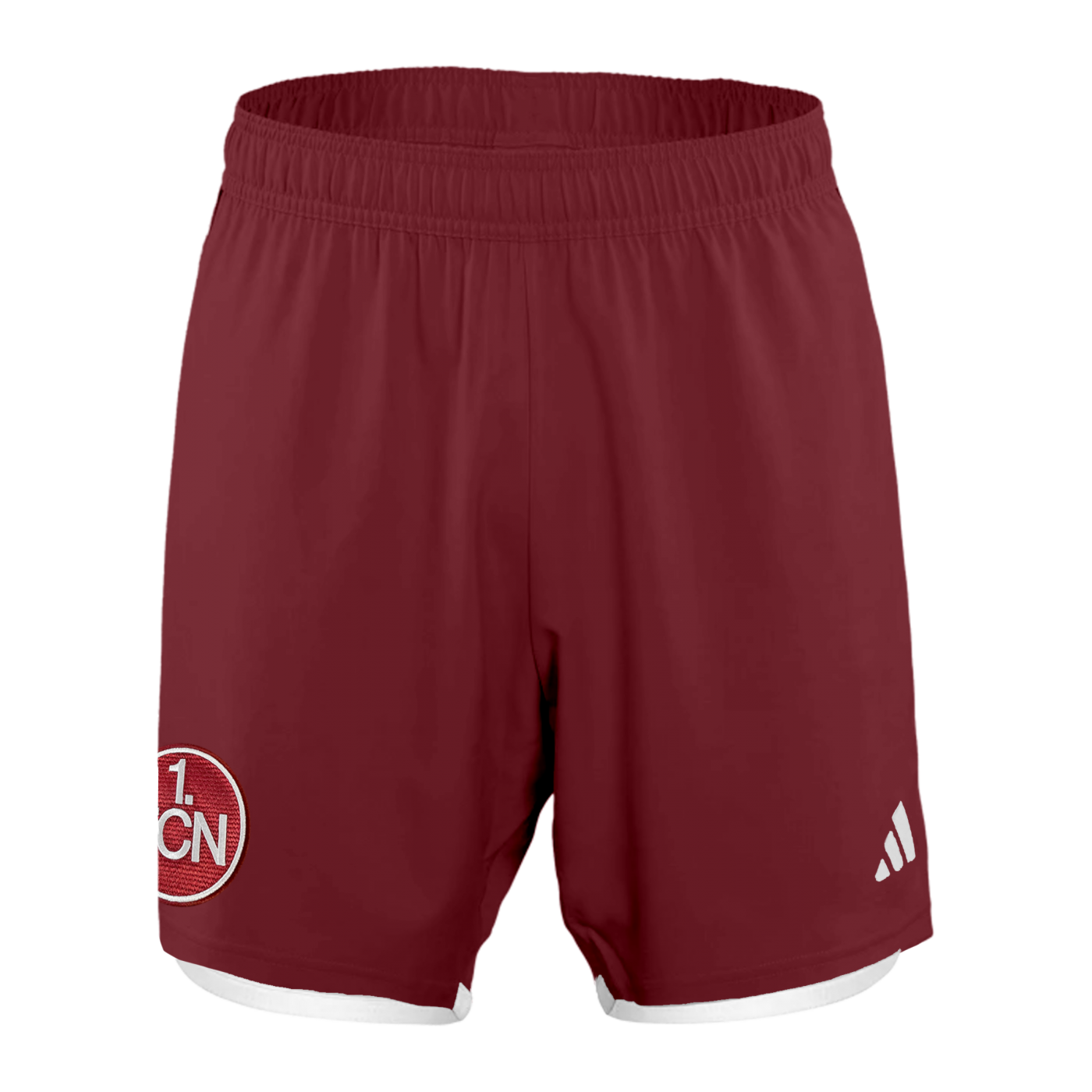 adidas 1. FC Nürnberg Short Home Alternativ 2023/2024 Kids Dunkelrot