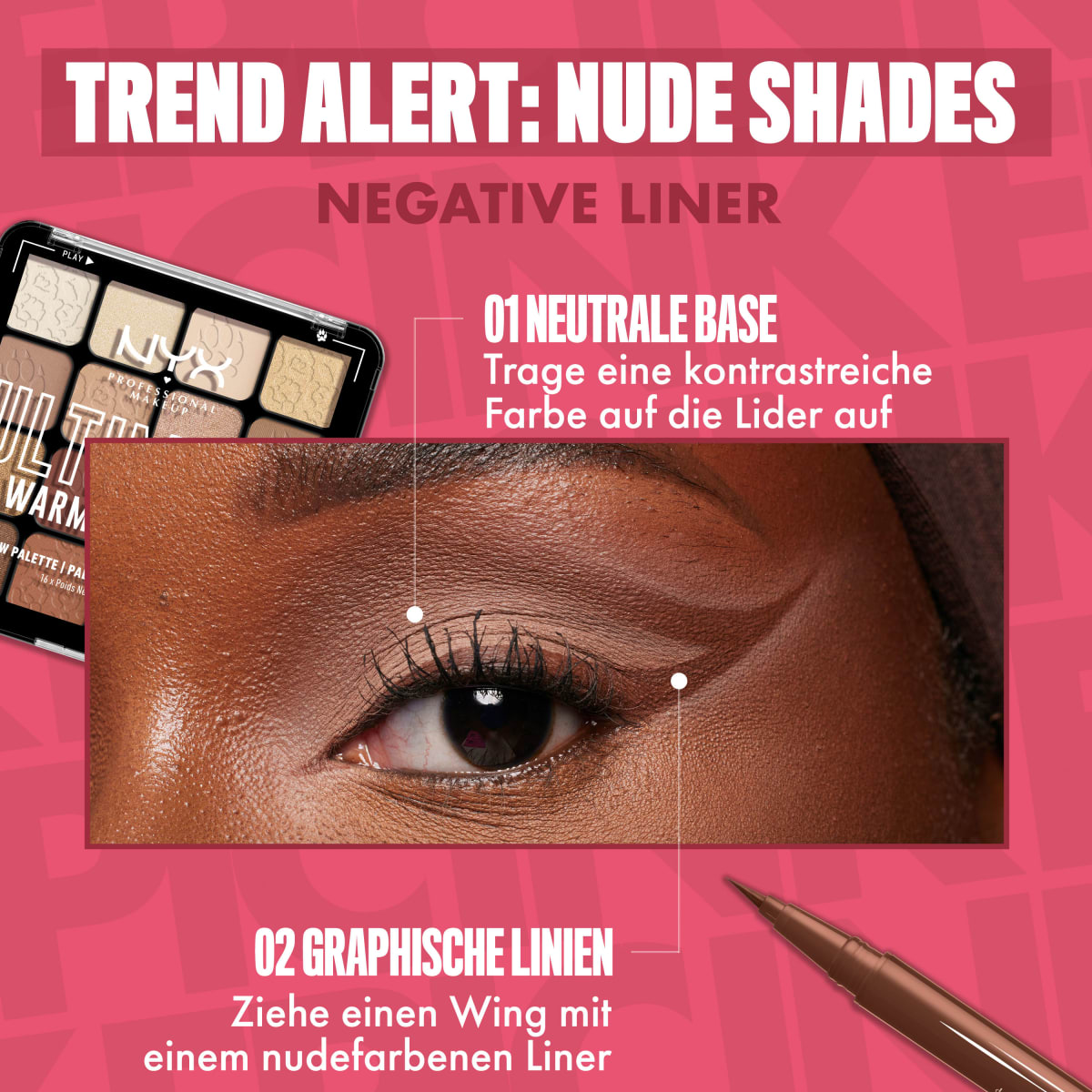 Lidschatten Palette Ultimate 05W Warm Neutrals, 12,8 g