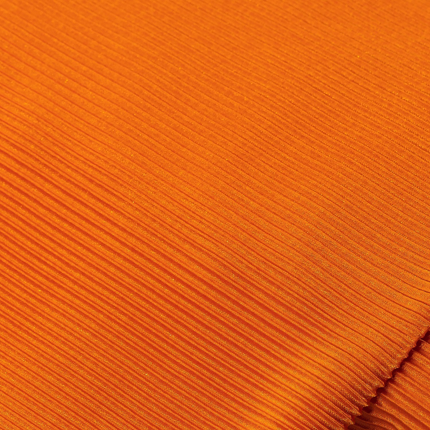 Plissee-Blusenstoff, orange