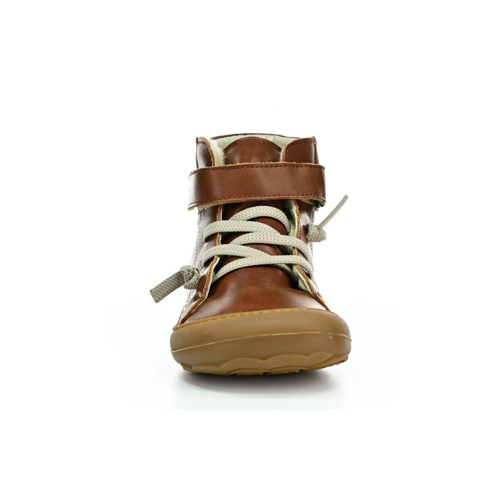 Aylla Chiri Kids EVO braune Winter-Barfußschuhe