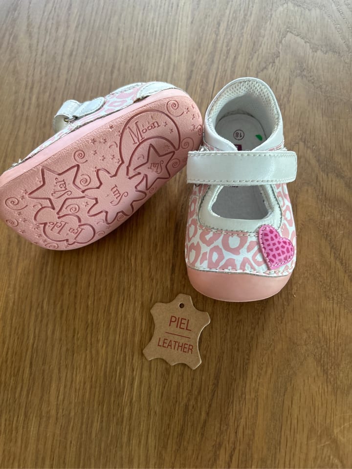 Lea Lelo Leder-Spangenballerinas in Weiß/ Rosa günstig kaufen 18