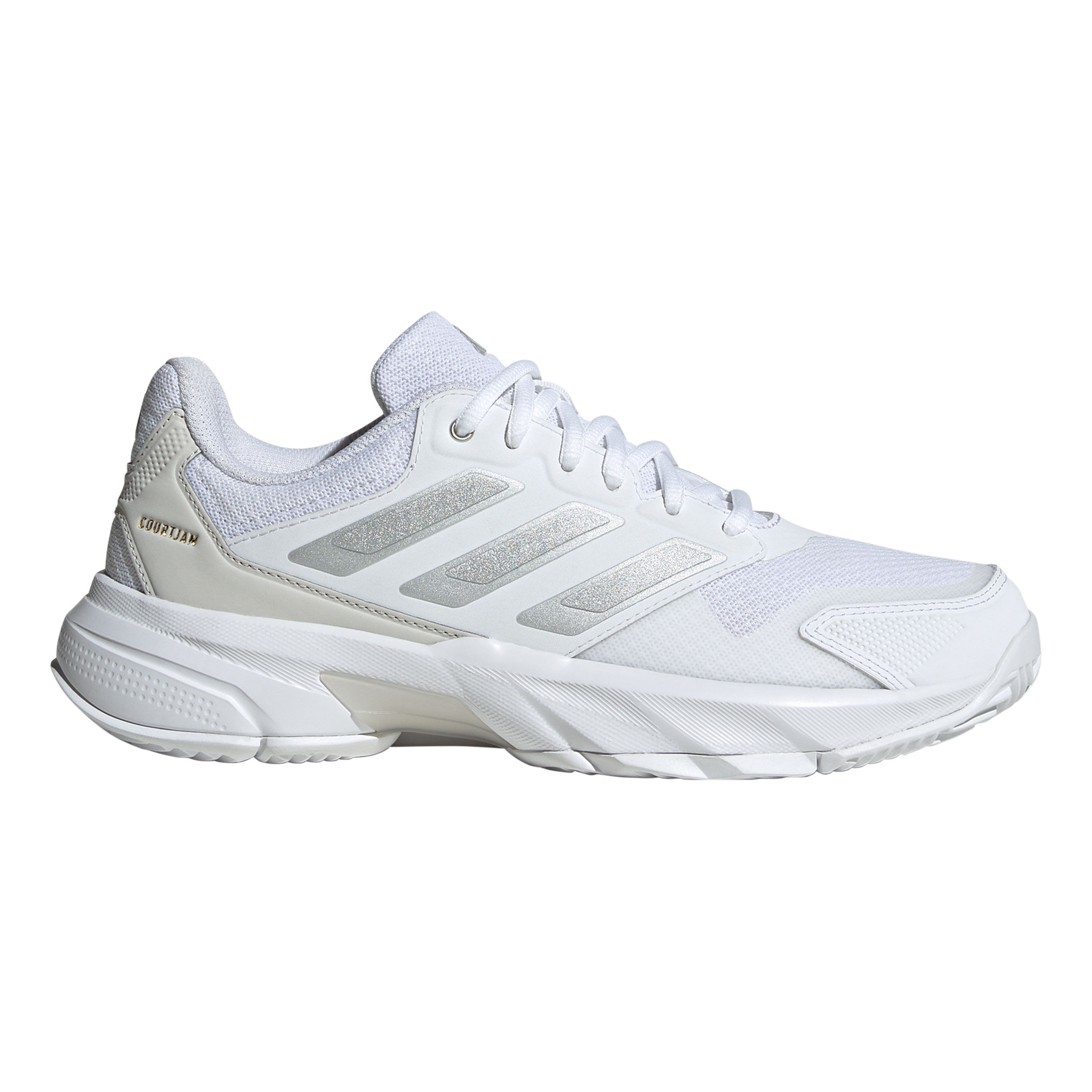 CourtJam Control 3 Allcourtschuh Damen - Weiß, Silber