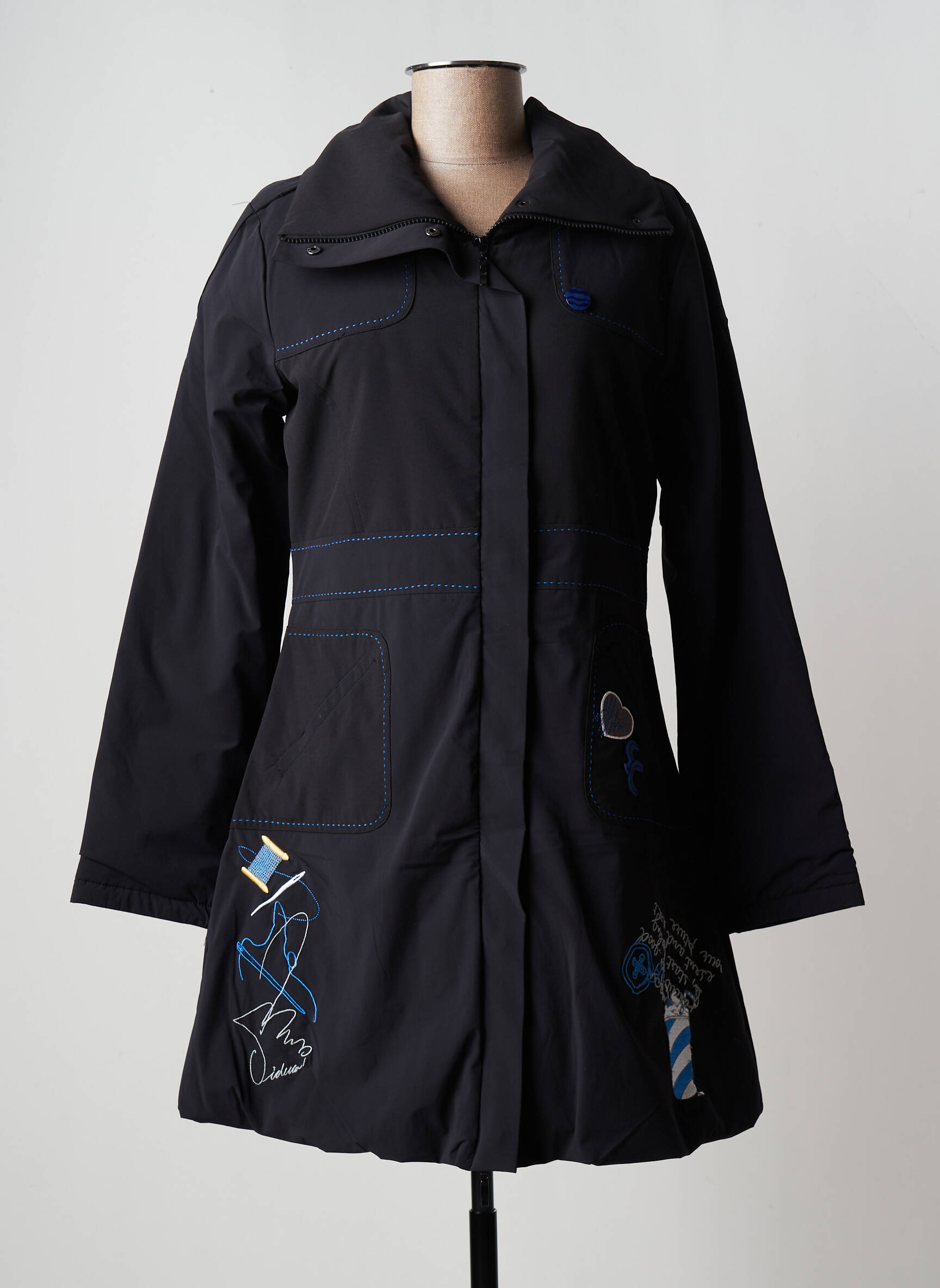 Sidecar Manteaux Longs Femme couleur noir