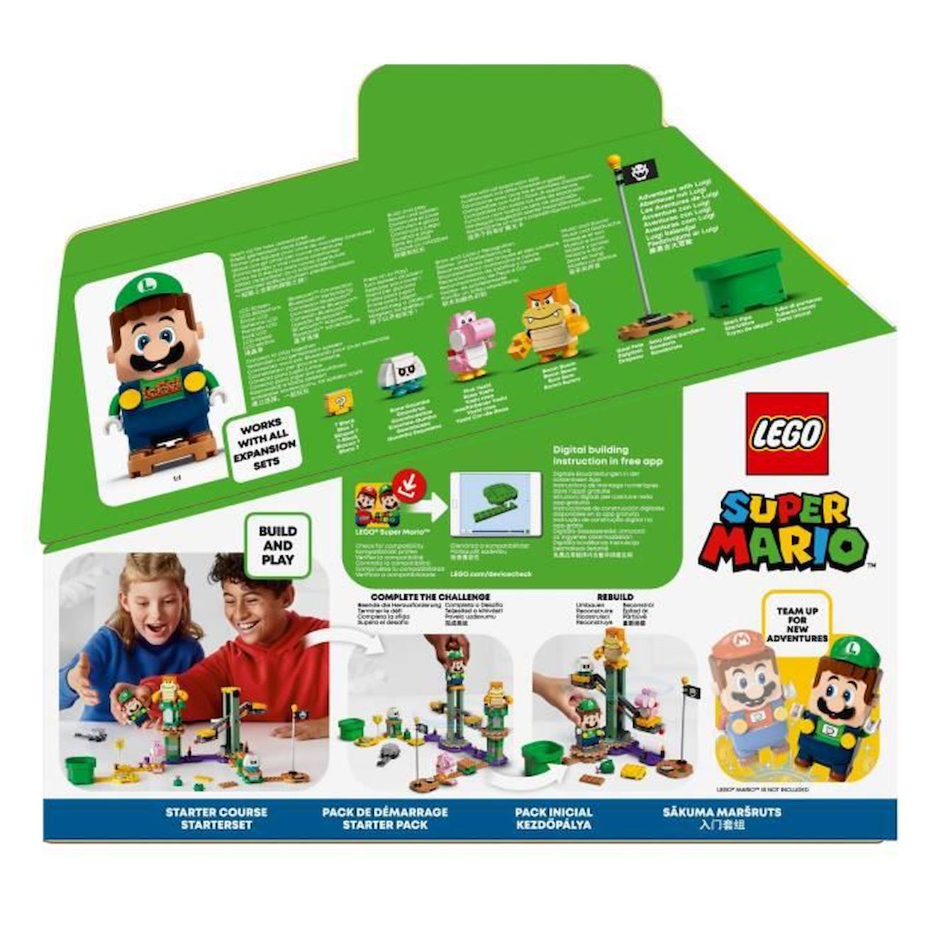 LEGO® 71387 Super Mario Pack de Démarrage Les Aventures de Luigi, Jeu Interactif de Construction vert