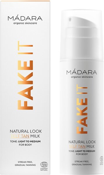 MÁDARA Fake It Natural Look Self Tan Milk Selbstbräunungslotion