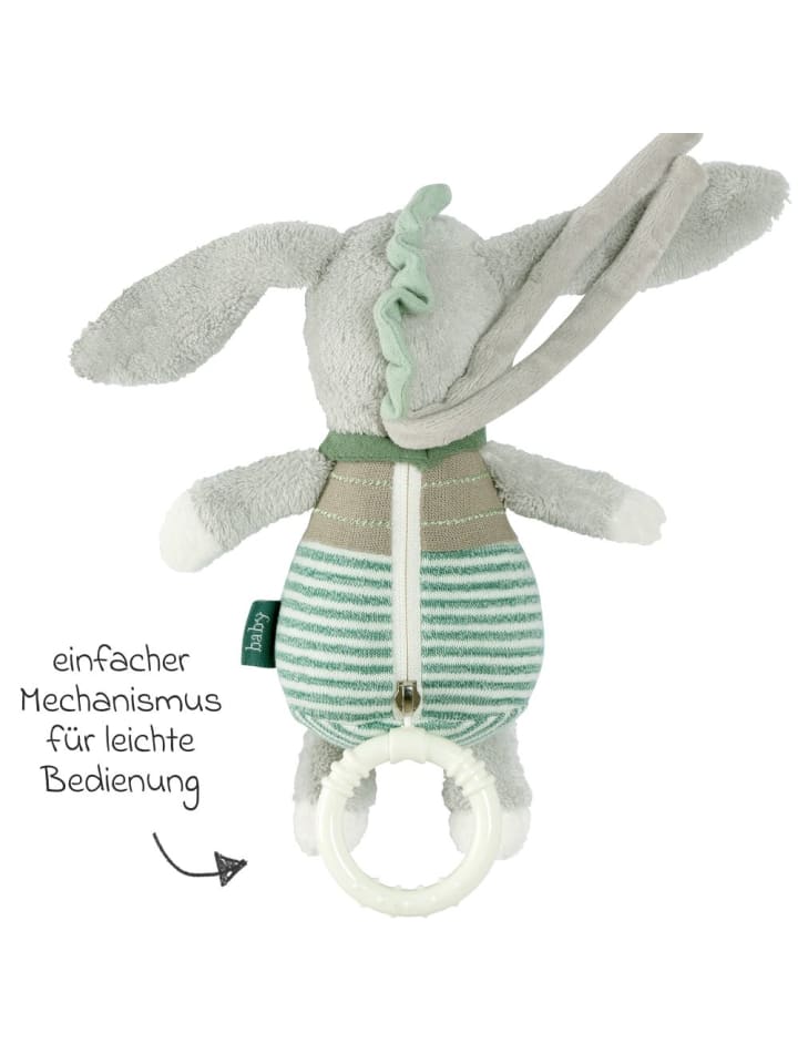 Fehn 3-tlg. Geschenk-Set zur Geburt Eselchen Exklusiv - in grau,gruen günstig kaufen onesize