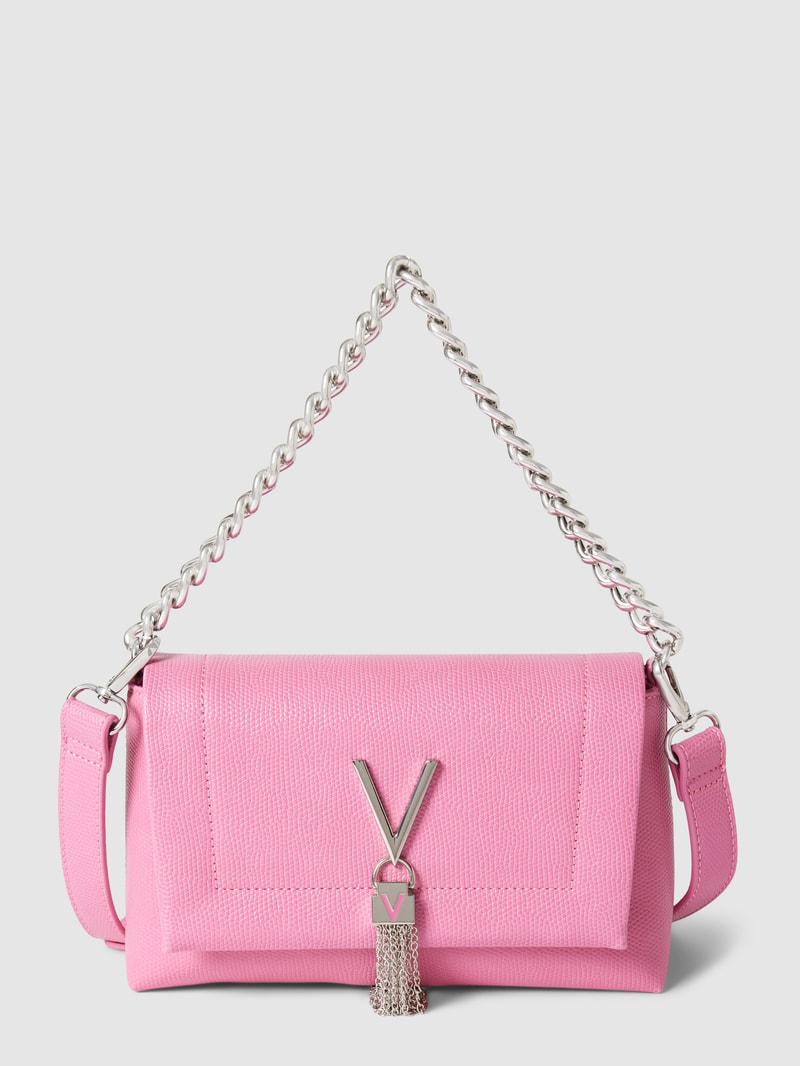 Handtasche mit Zier-Applikation in pink