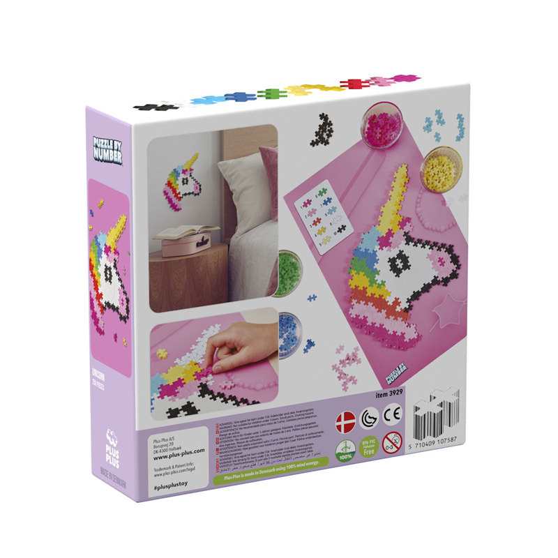 Kit création Puzzle licorne 250 pièces Plus Plus