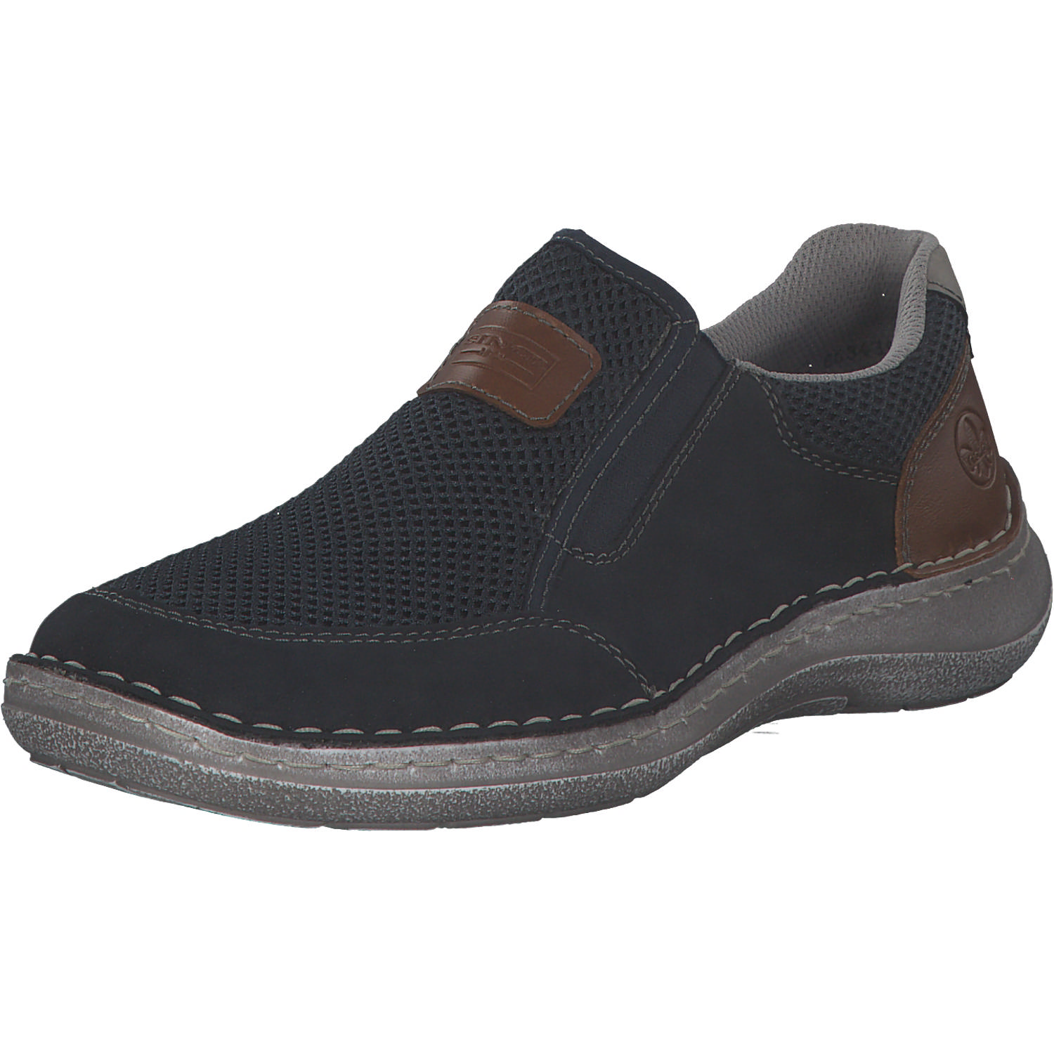 Rieker 03053, Sneakers Low, Herren, Blau