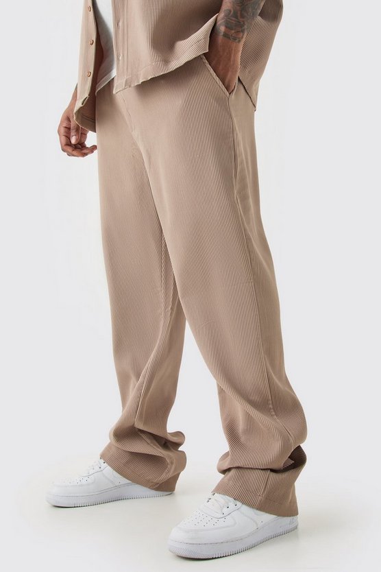 Plus Slim-Fit Schlaghose mit elastischem Bund