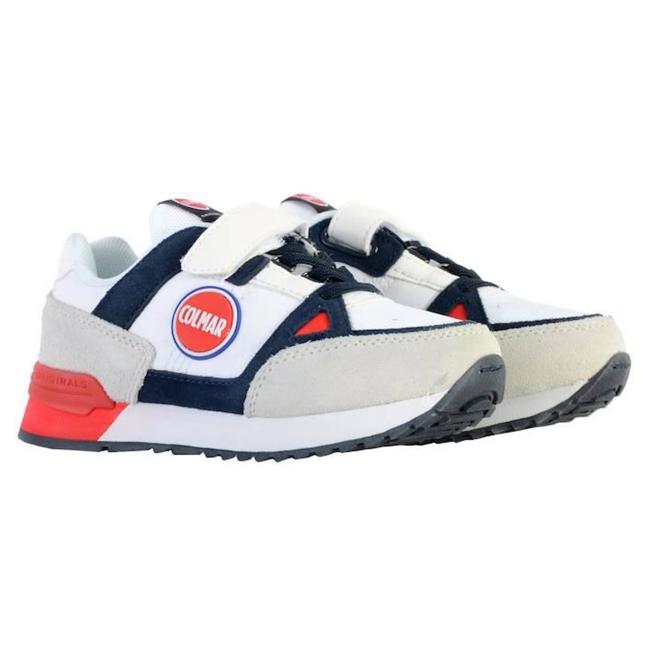 Basket Cuir Enfant Colmar Supreme Originals blanc