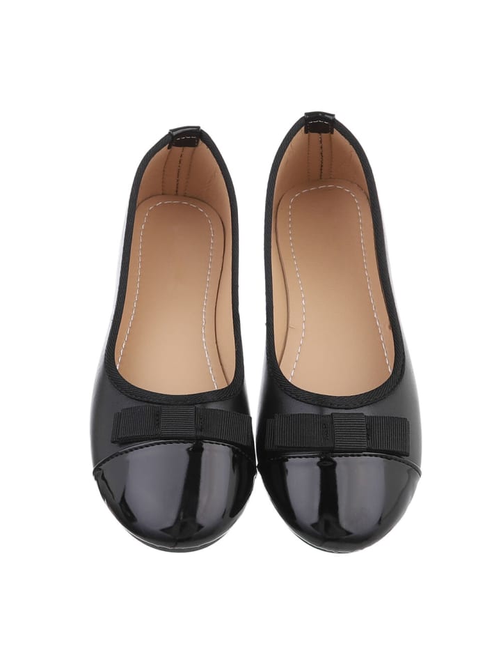 Ital-Design Ballerina in Schwarz günstig kaufen