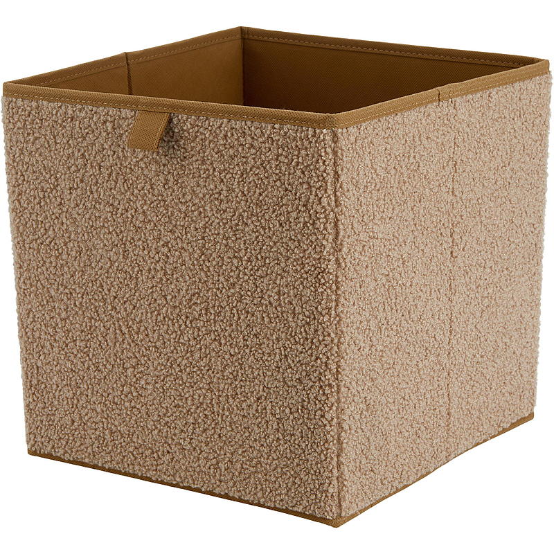 Home Klappboks 2-pk 27x27 cm beige Teddy