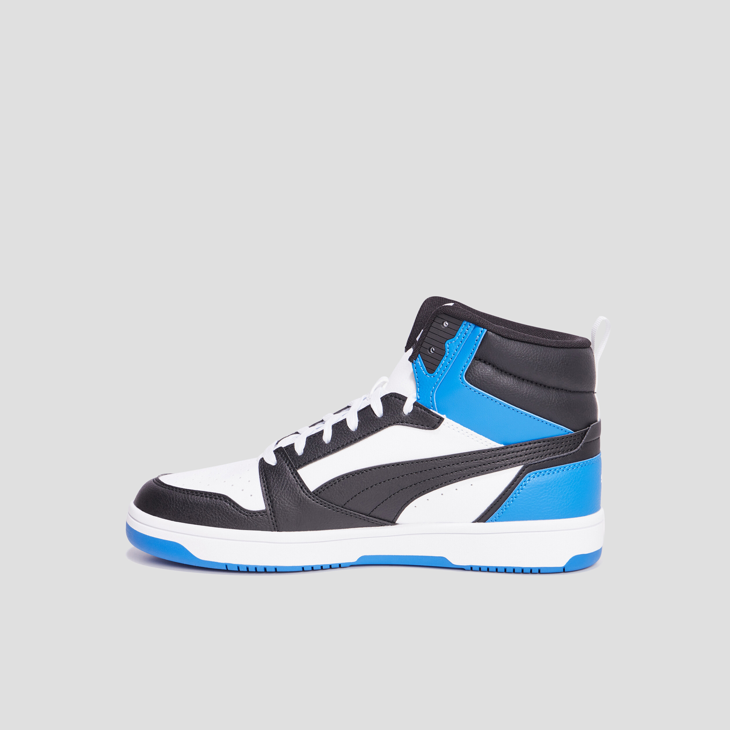 Baskets montantes à lacets Puma Rebound bleu homme | La Halle