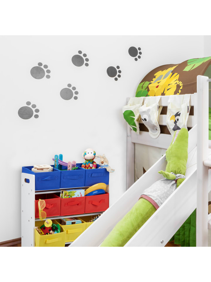 relaxdays Kinderregal in Bunt - (B)63 x (H)62 x (T)28 cm günstig kaufen onesize