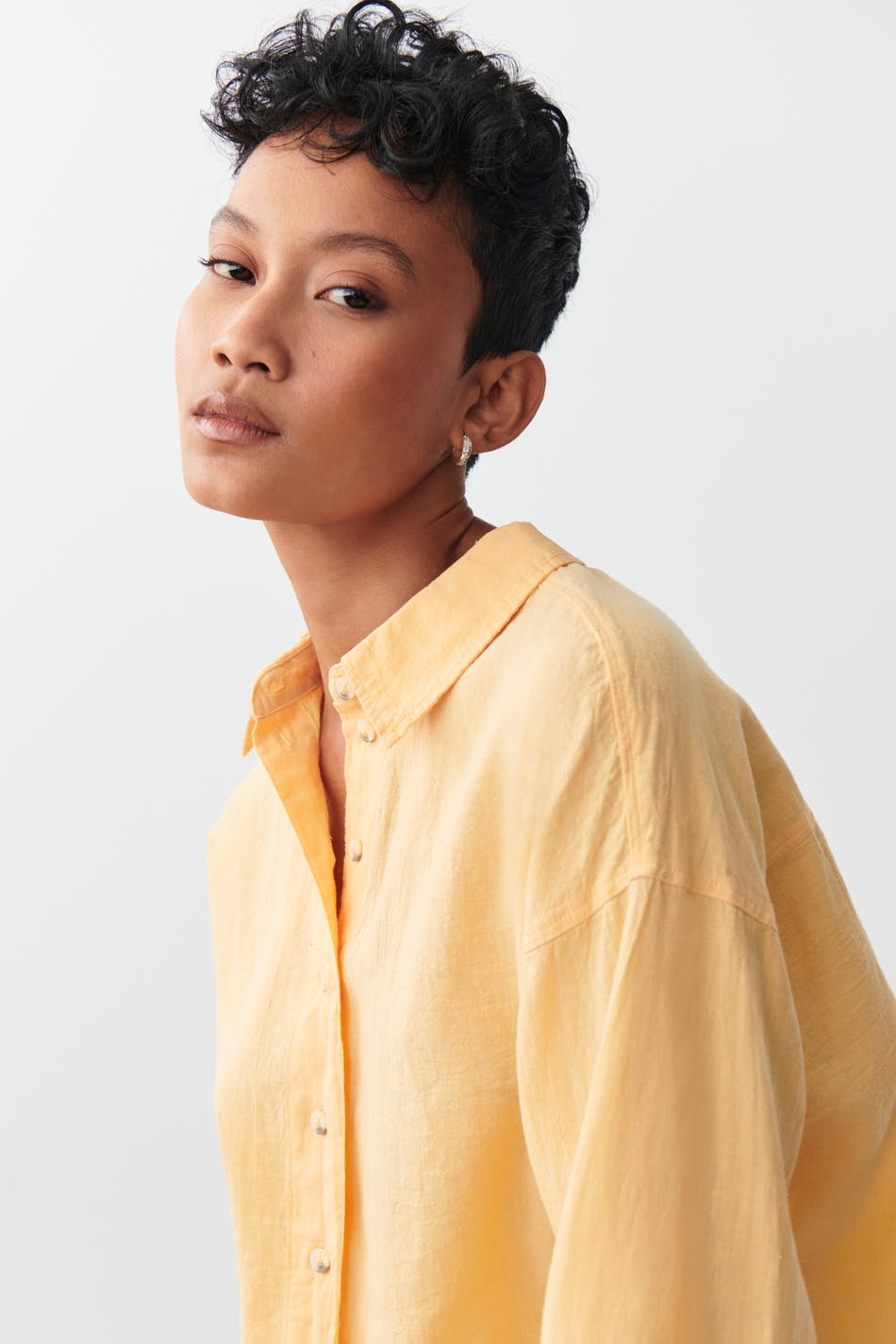 Magda linen blend shirt