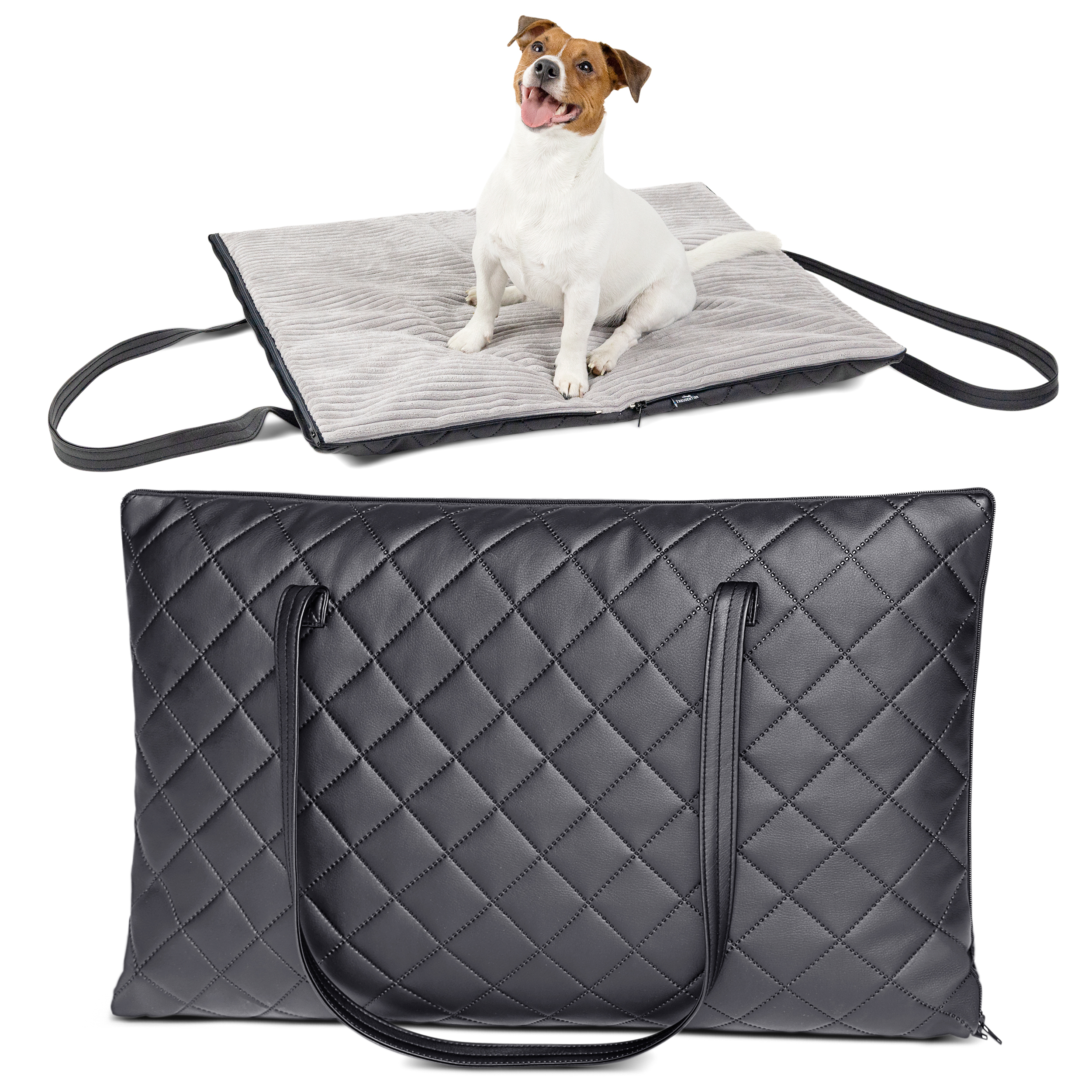 Freudentier Hundematten Freudentier faltbare Hundematte für unterwegs L-XL