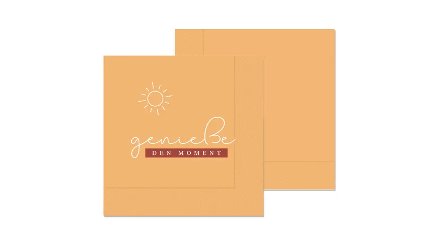 Geschenk für Dich Servietten Genieße das Leben
