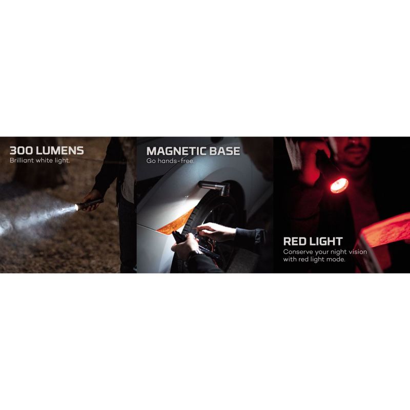 NEBO FRANKLIN PIVOT Wiederaufladbare 300 Lumen LED WLT-0023
