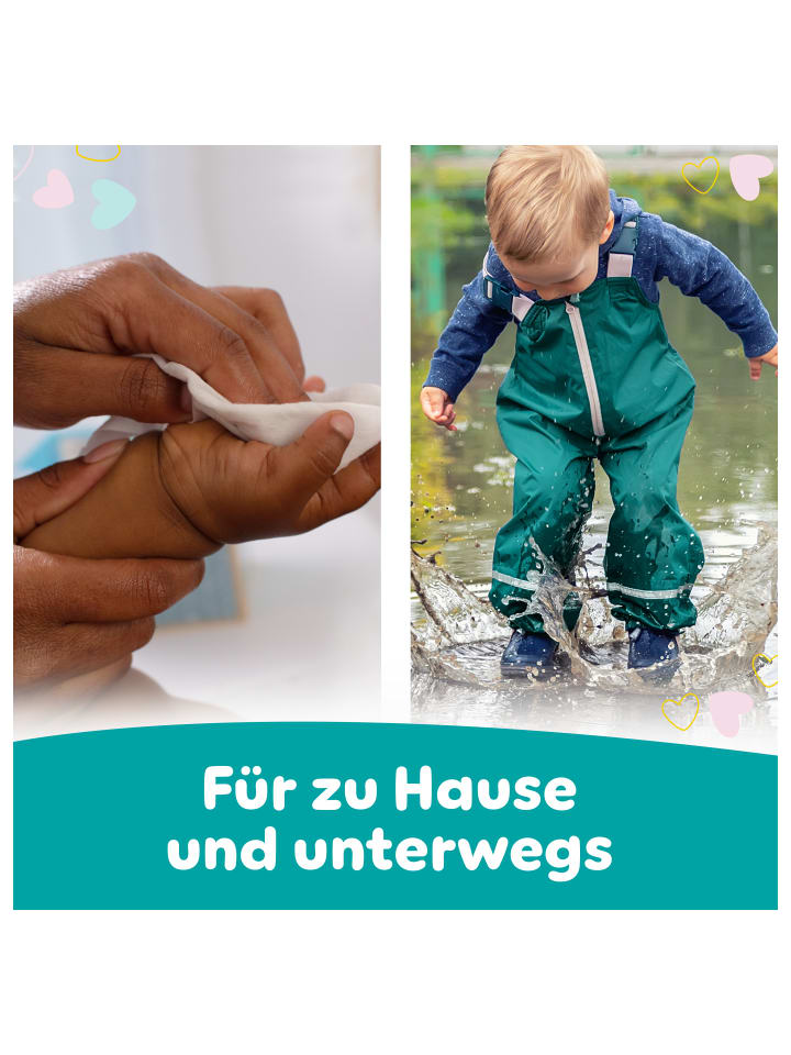 Pampers Pampers Sensitive Feuchttücher 15 Packungen = 1200 Feuchttücher günstig kaufen onesize