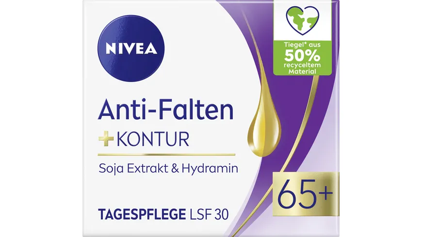 NIVEA Anti-Falten + Kontur Tagespflege LSF 30 65+ 50 ml