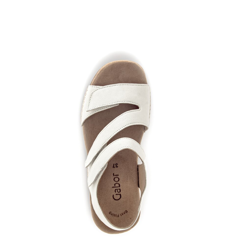 Gabor fashion Keilsandalette creme