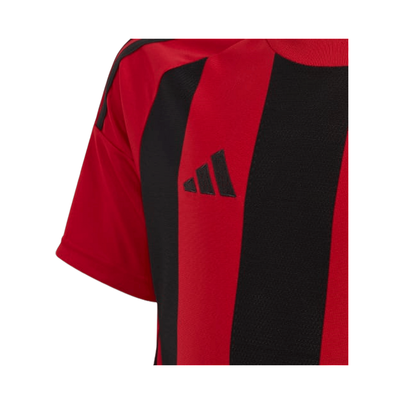 adidas Striped 24 Trikot Kids Rot Schwarz