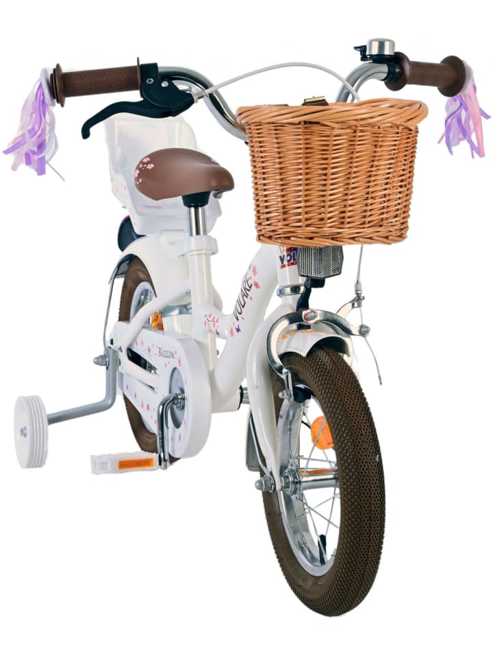 Volare Kinderfahrrad Blossom für Mädchen 12 Zoll Kinderrad in Weiß 3 Jahre günstig kaufen onesize
