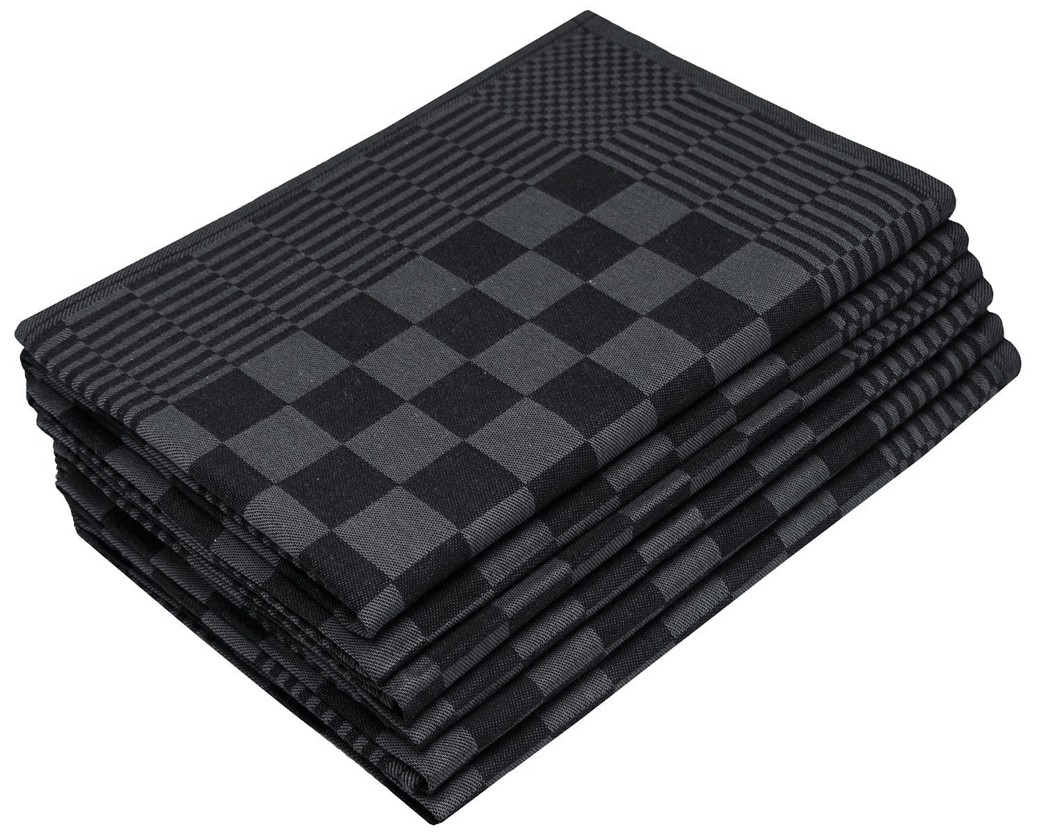 ZOLLNER Geschirrtuch, (Spar-Set, 6-tlg), vom Hotelwäschespezialisten, 65 x 65 cm, 100% Baumwolle, vom Hotelwäschespezialisten