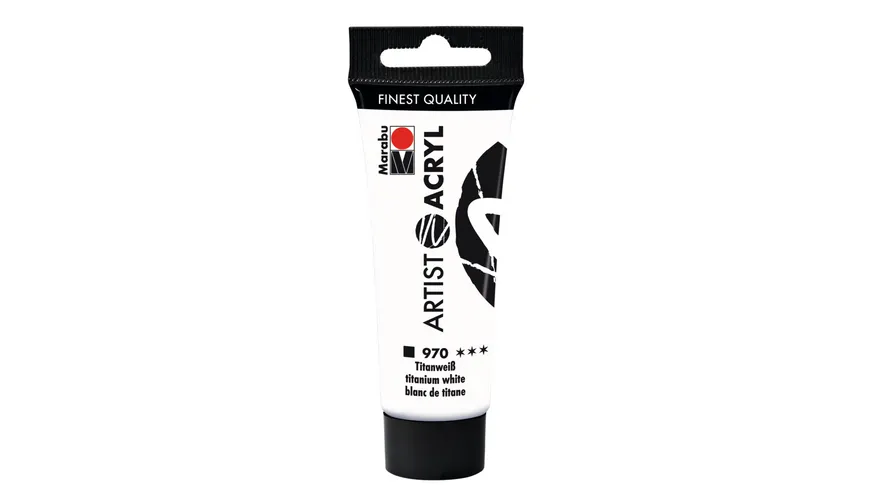 Marabu Artist Acryl, Titanweiß 970, 22 ml 22 ml