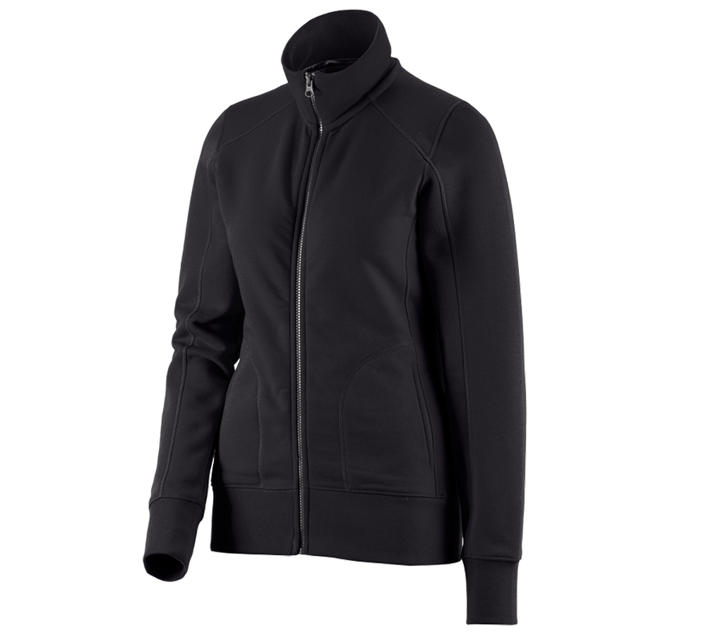e.s. Sweatjacke poly cotton, Damen