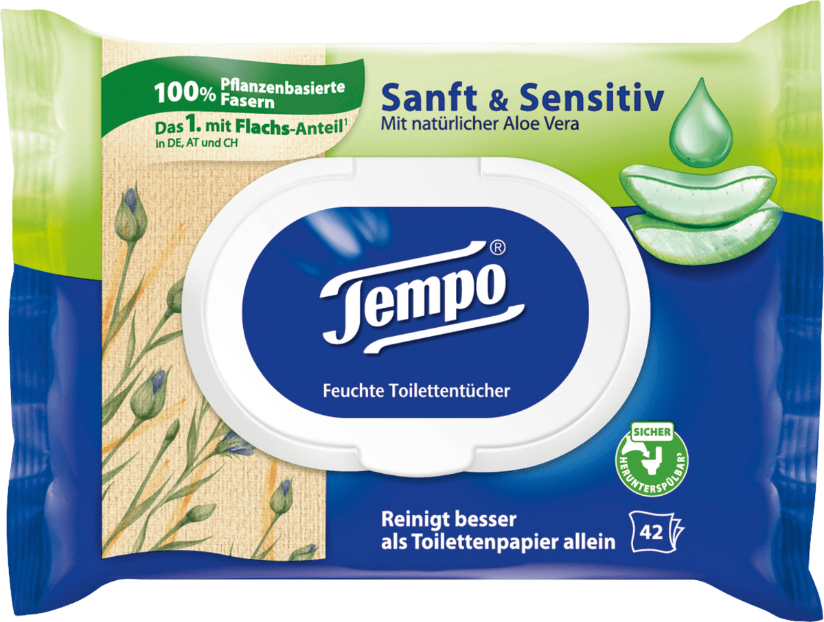 Feuchtes Toilettenpapier sanft & sensitiv, 42 St
