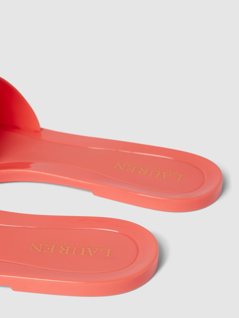 Slides mit Label-Details Modell 'JELLY' in koralle