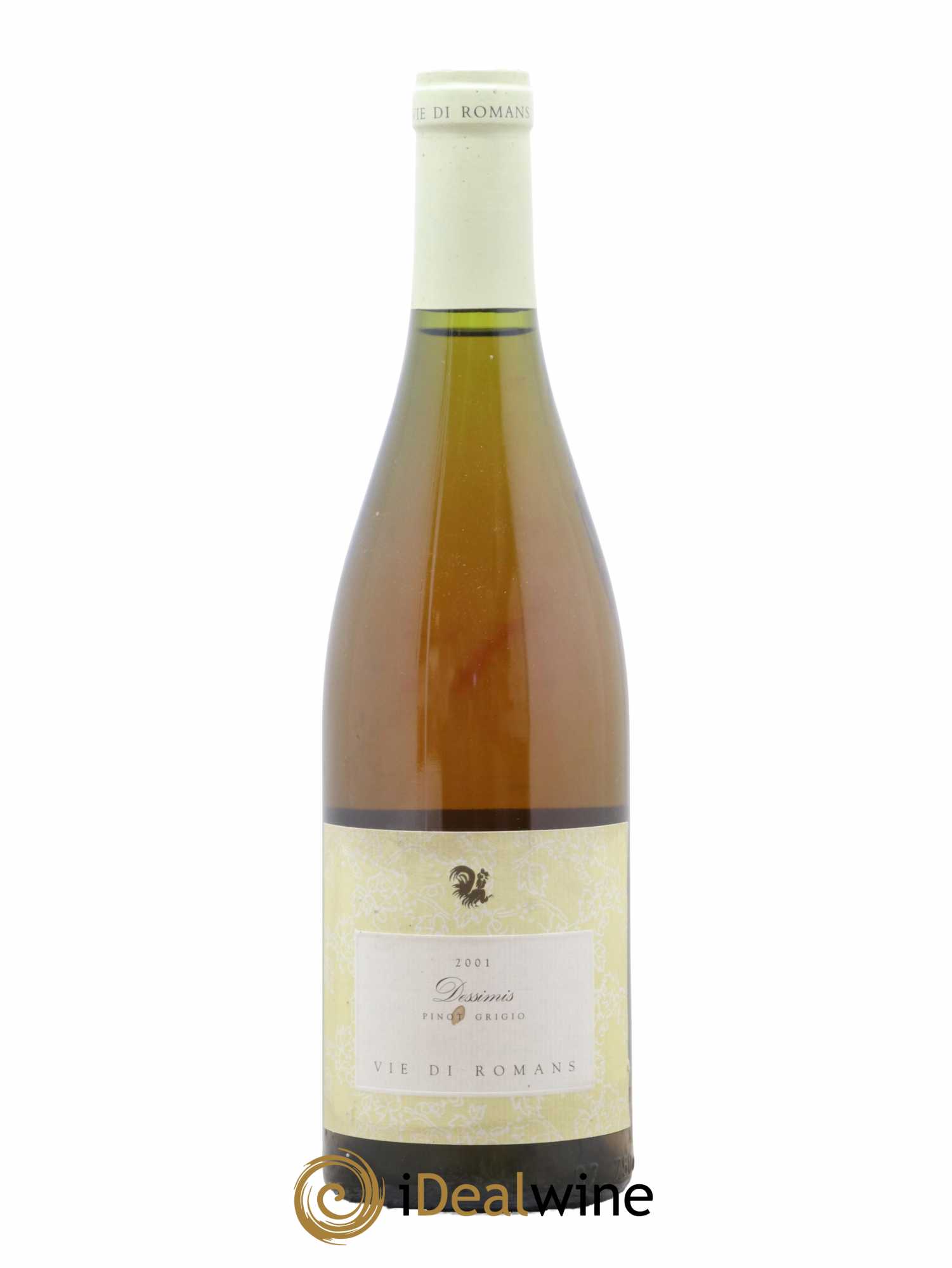 Italie Pinot Grigio Vie di Romans Friuli Isonzo Dessimis 2001 - Lot de 1 Bouteille