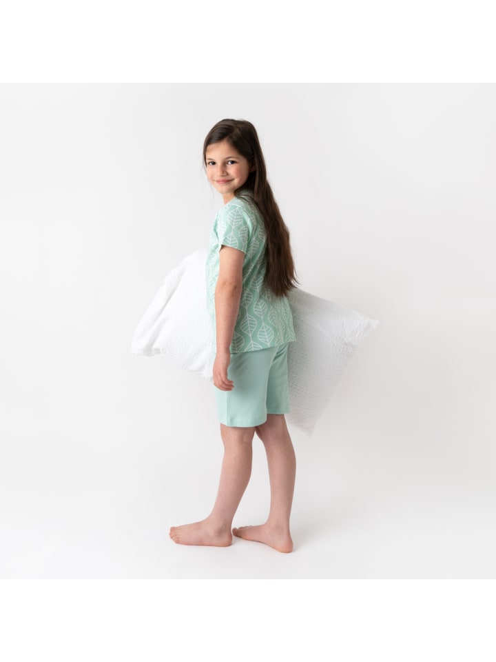 Schlummersack Kinder-Shorty aus Bio-Baumwolle in Hellgrün günstig kaufen