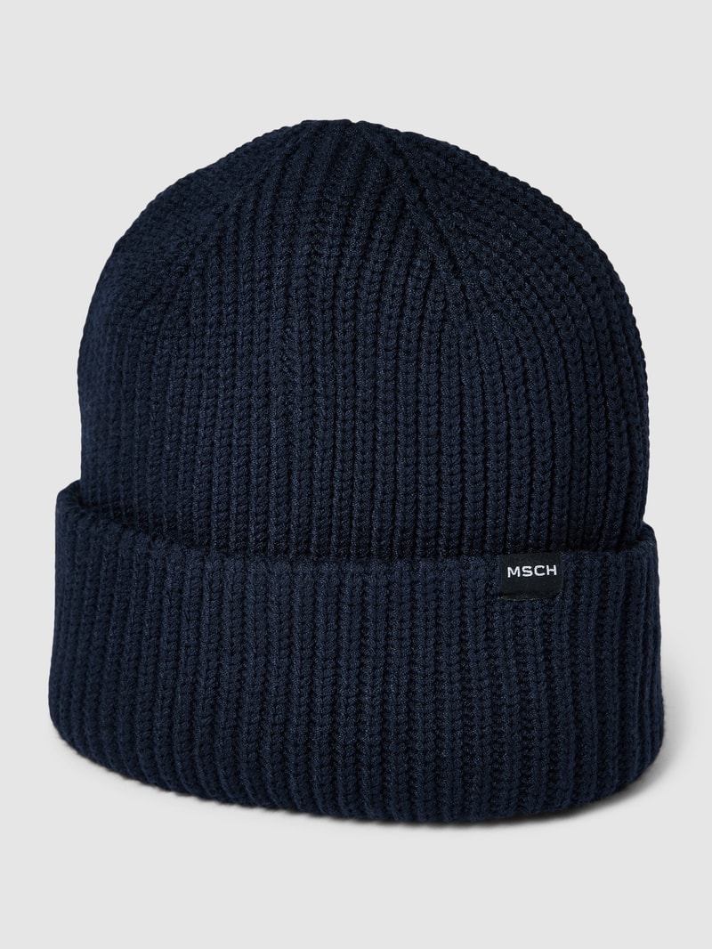 Beanie aus Viskose-Mix Modell 'Galine Rachelle' in marineblau