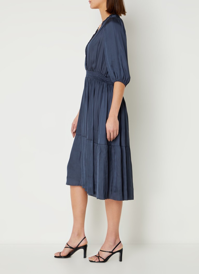 Vestido túnica midi con volantes Gerard Darel Endy