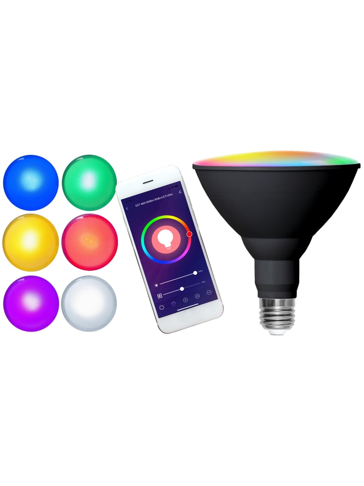 STAR Trading Smart Home LED Leuchtmittel E27 in Schwarz günstig kaufen onesize