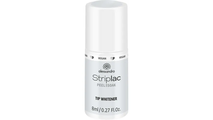 alessandro Striplac Peel or Soak Tip Whitener - Vegan 8 ml