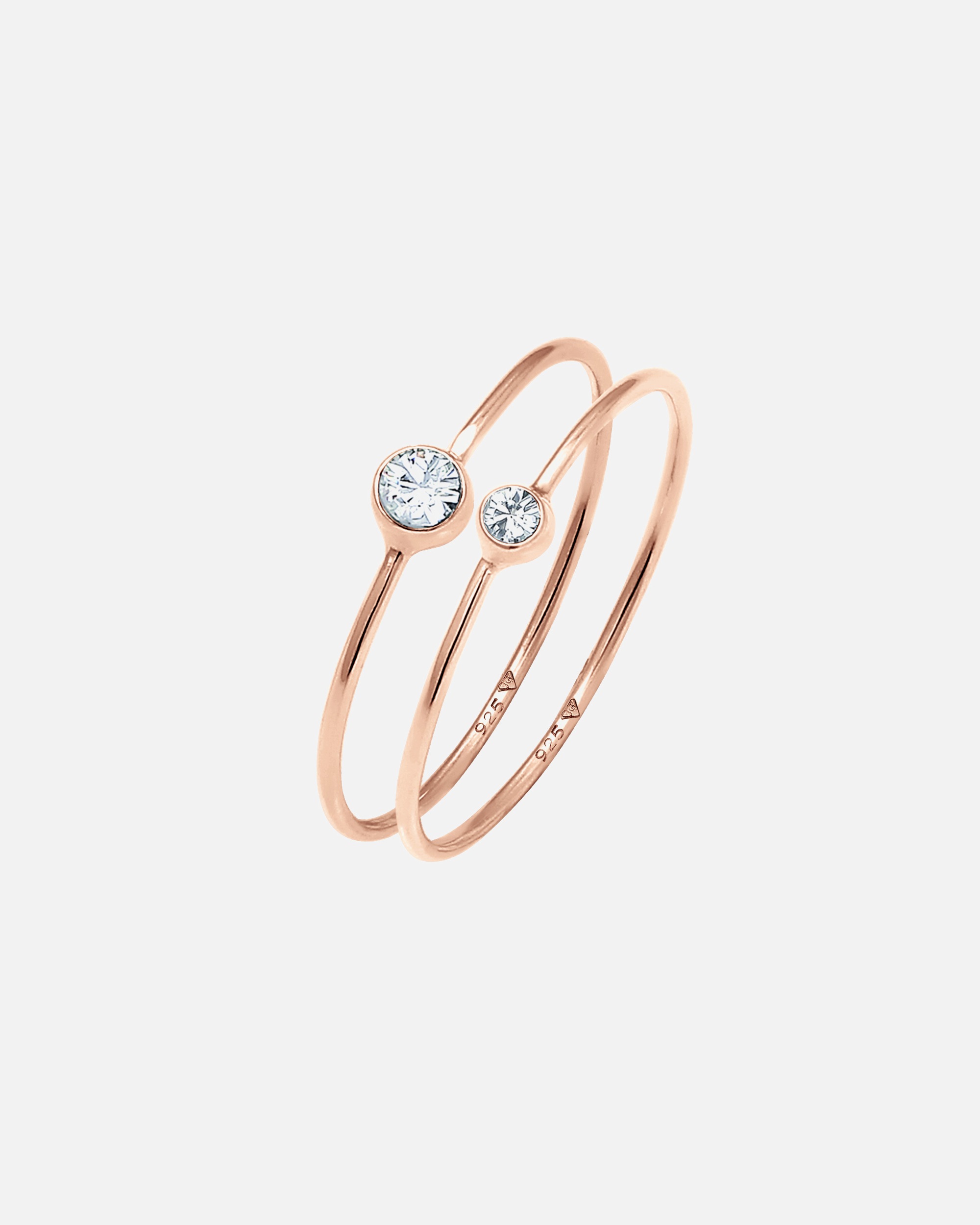 Elli elegáns női alap szett 925 sterling ezüst kristályokkal