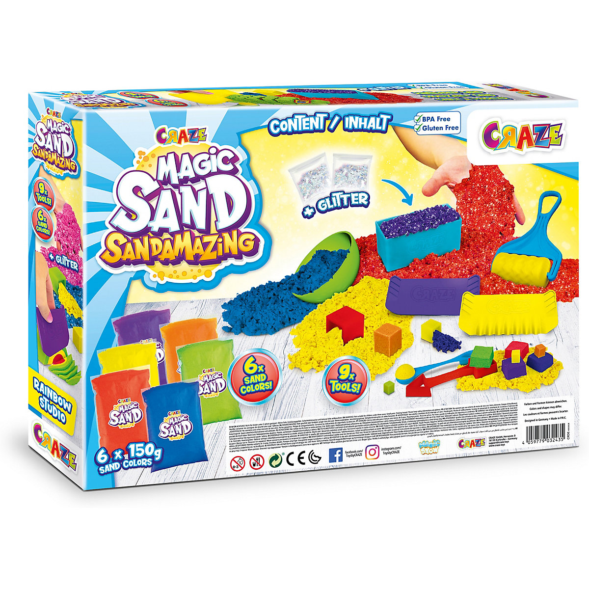 CRAZE MAGIC SAND - Sandamazing- Rainbow Studio