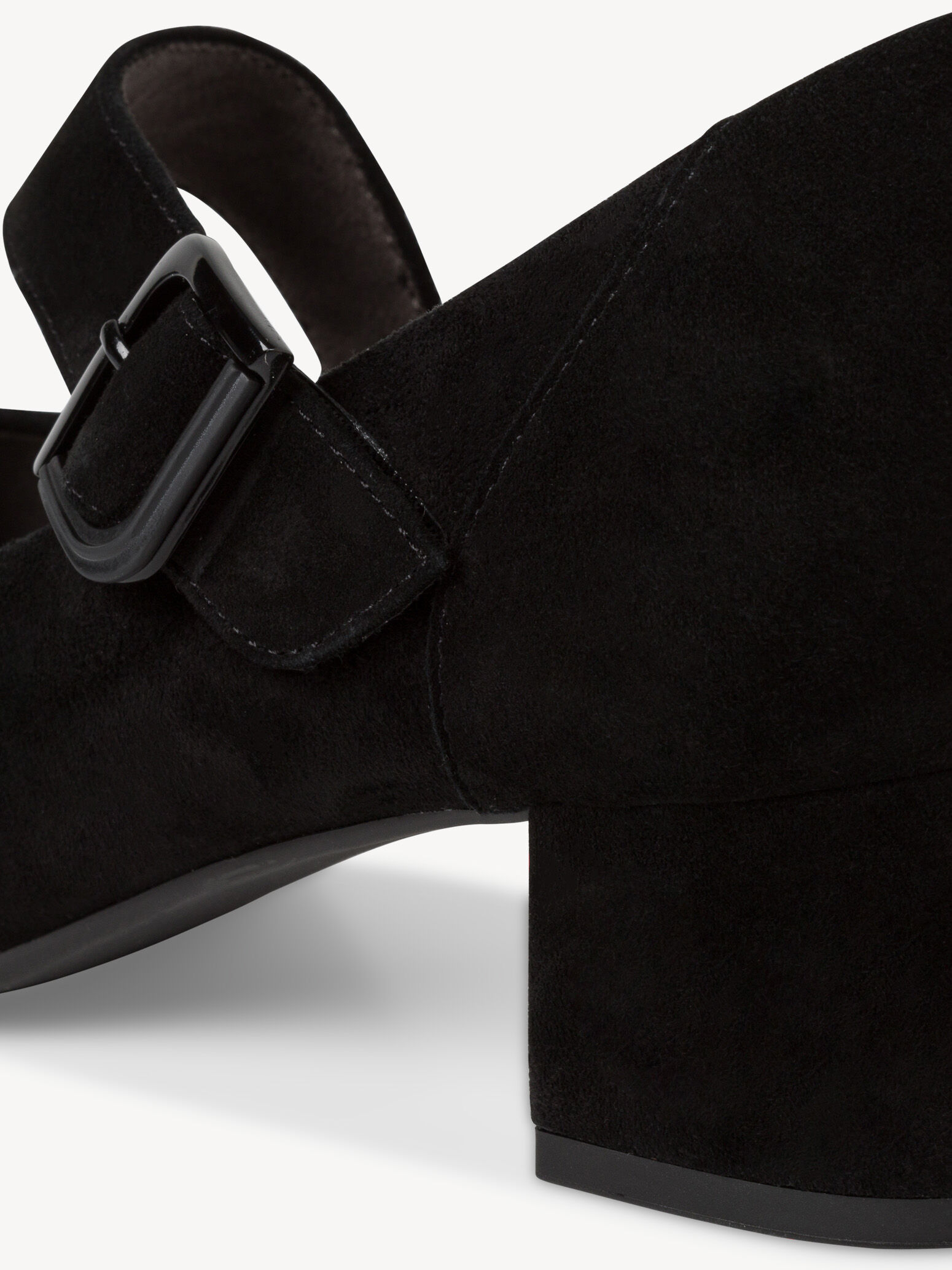Escarpin en cuir - noir
