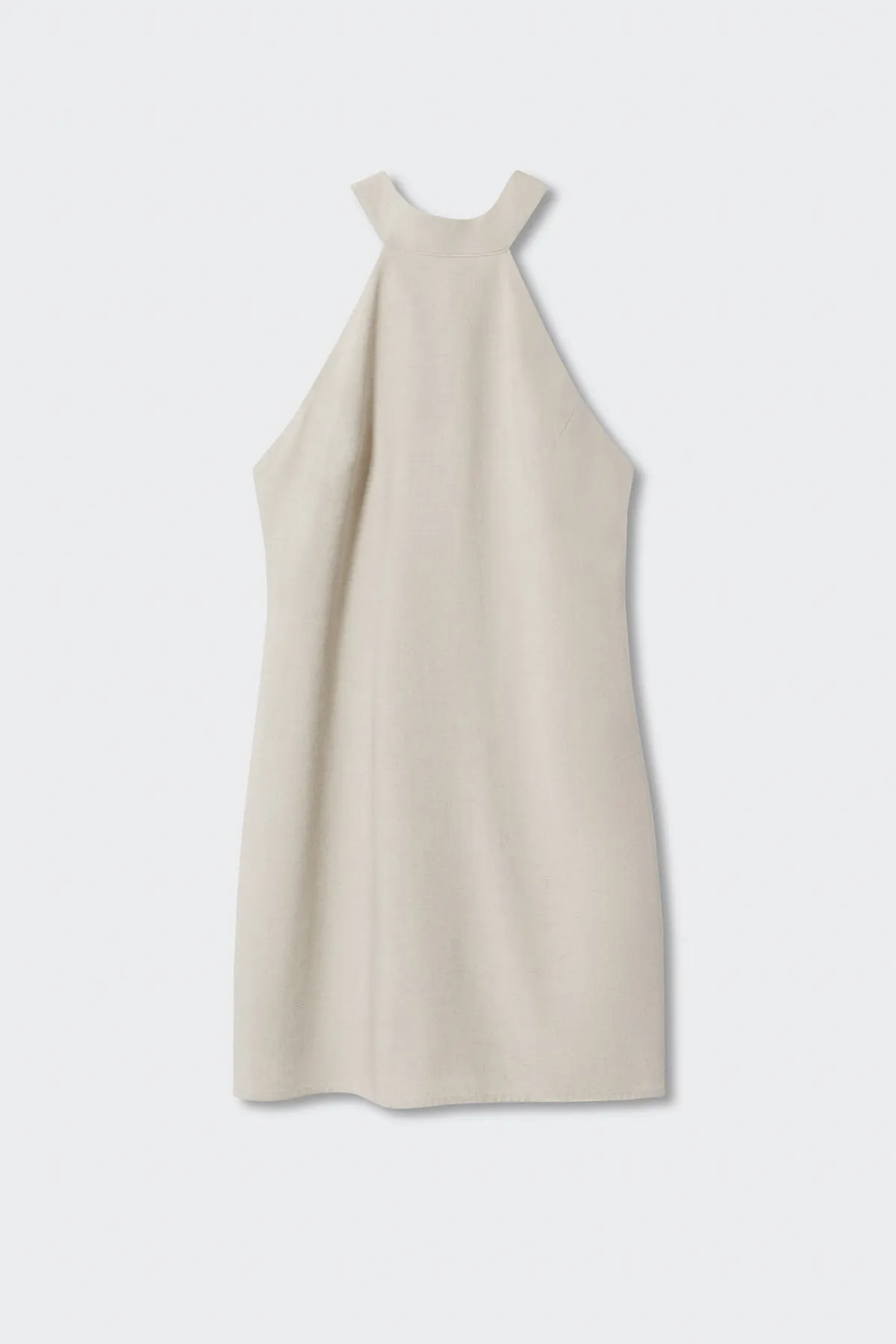 MANGO  Beiges Damenkleid 37001186